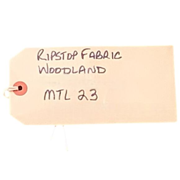 Vintage Military Woodland Ripstop Fabric MTL-23, 65"W x 36"L - Picture 3 of 3